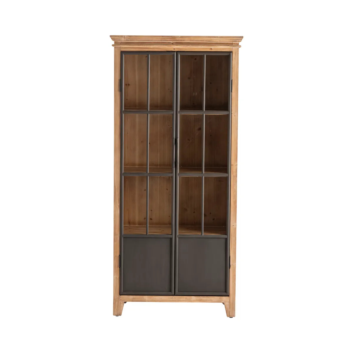 Crestview Collection Darlington Curio Wood And Metal Cabinet - Image 2