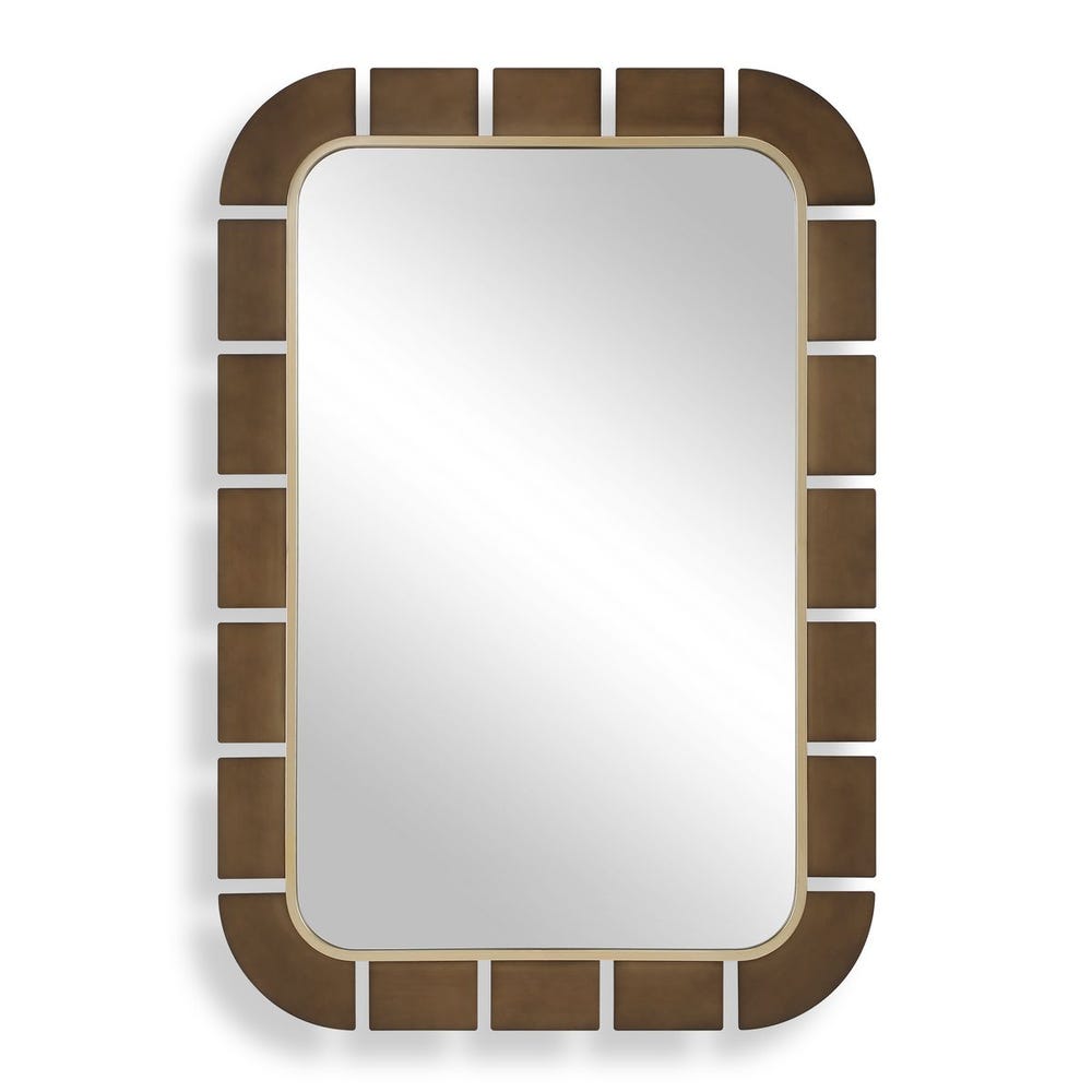 Uttermost Segment Dark Bronze Mirror - Image 3
