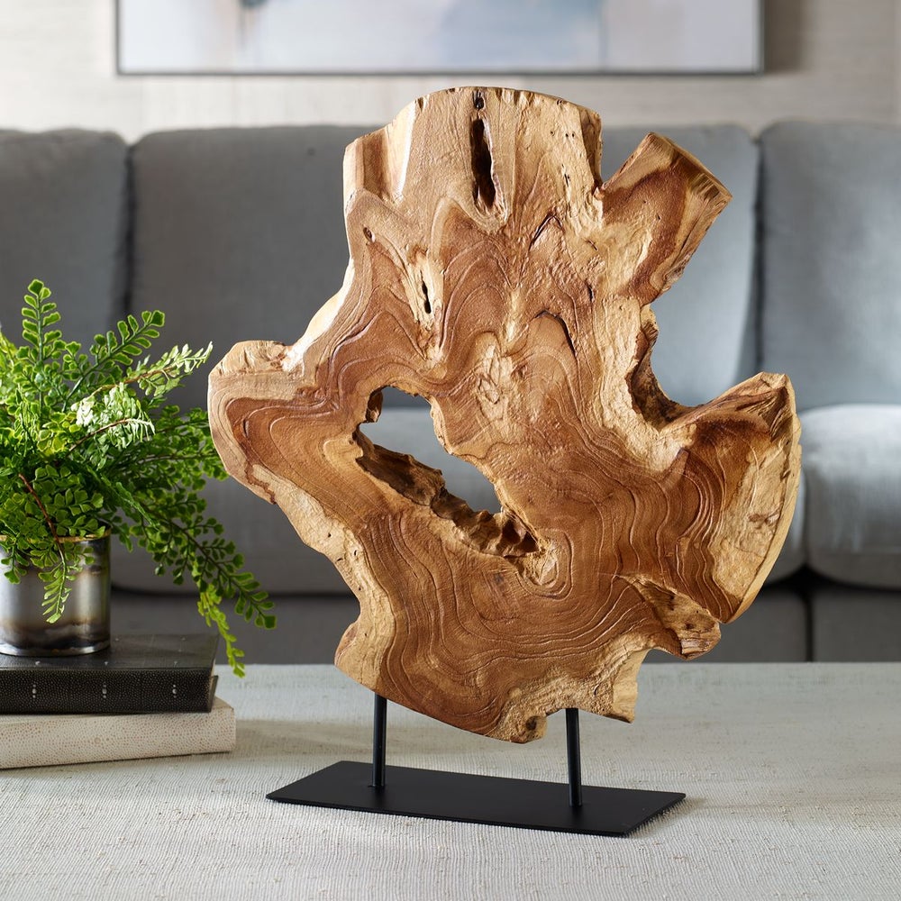 Uttermost Bahati Natural Teak Wood Sculpture - Image 1