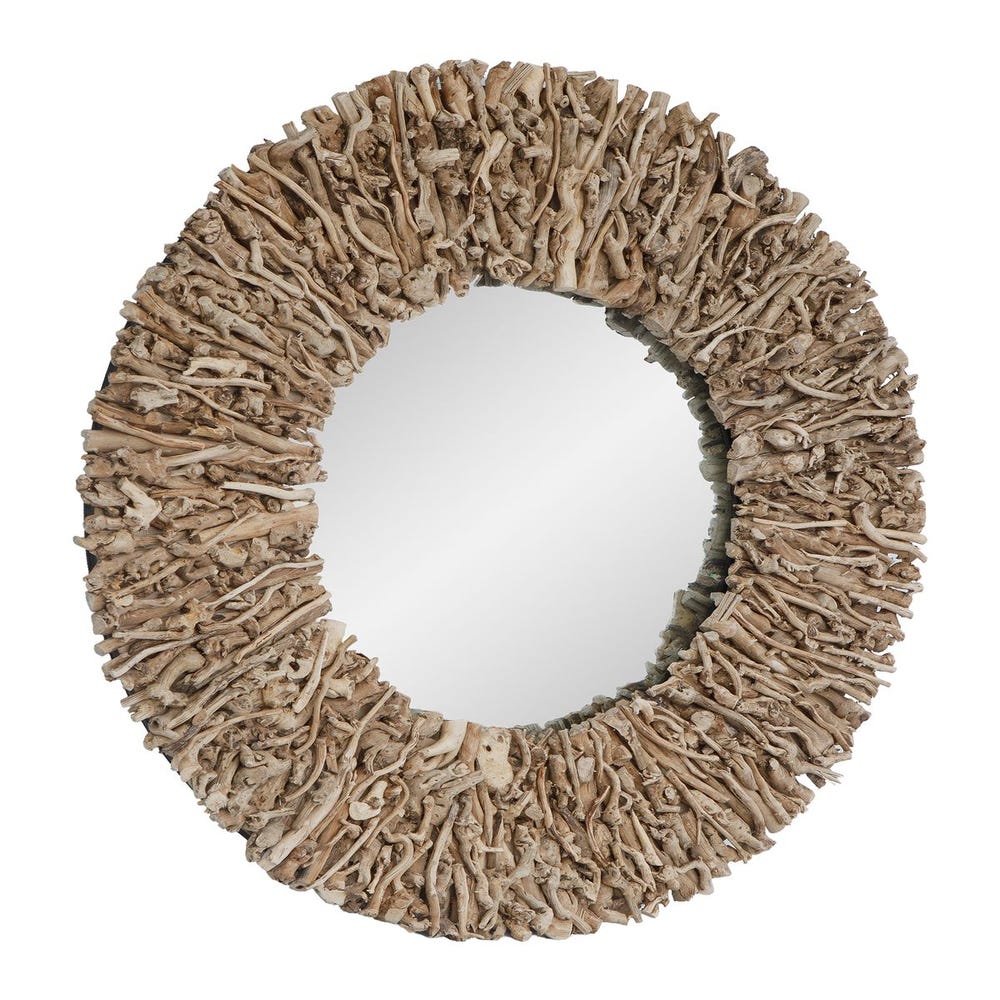 Uttermost Rossetti Interwoven Moringa Wood Branches Round Mirror - Image 3