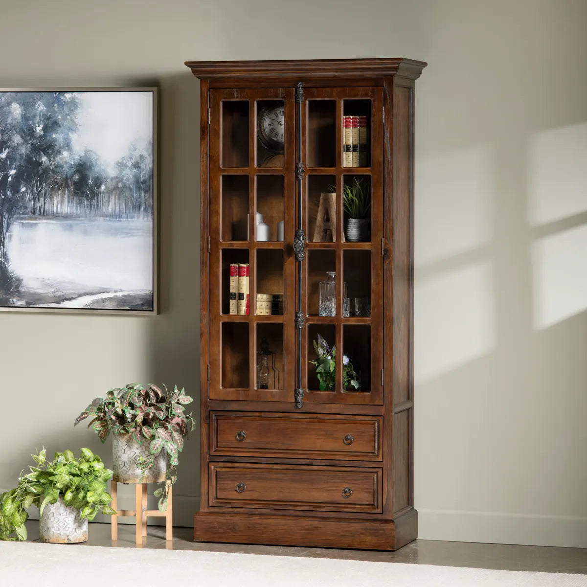 Crestview Collection Rutherford Curio Cabinet - Image 2