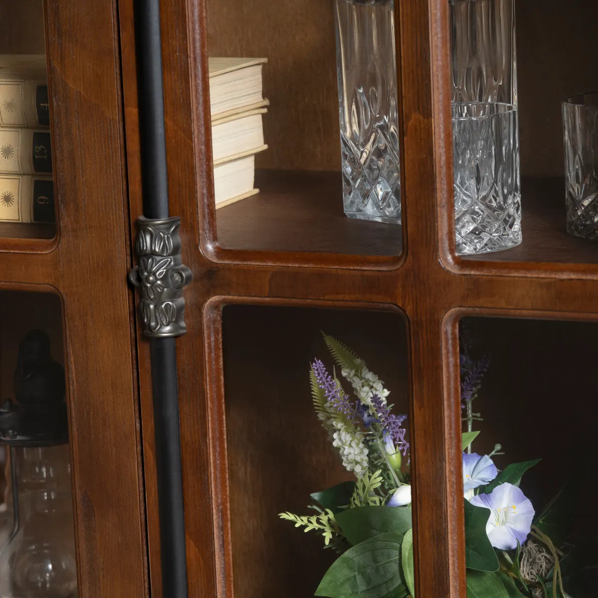Crestview Collection Rutherford Curio Cabinet - Image 3