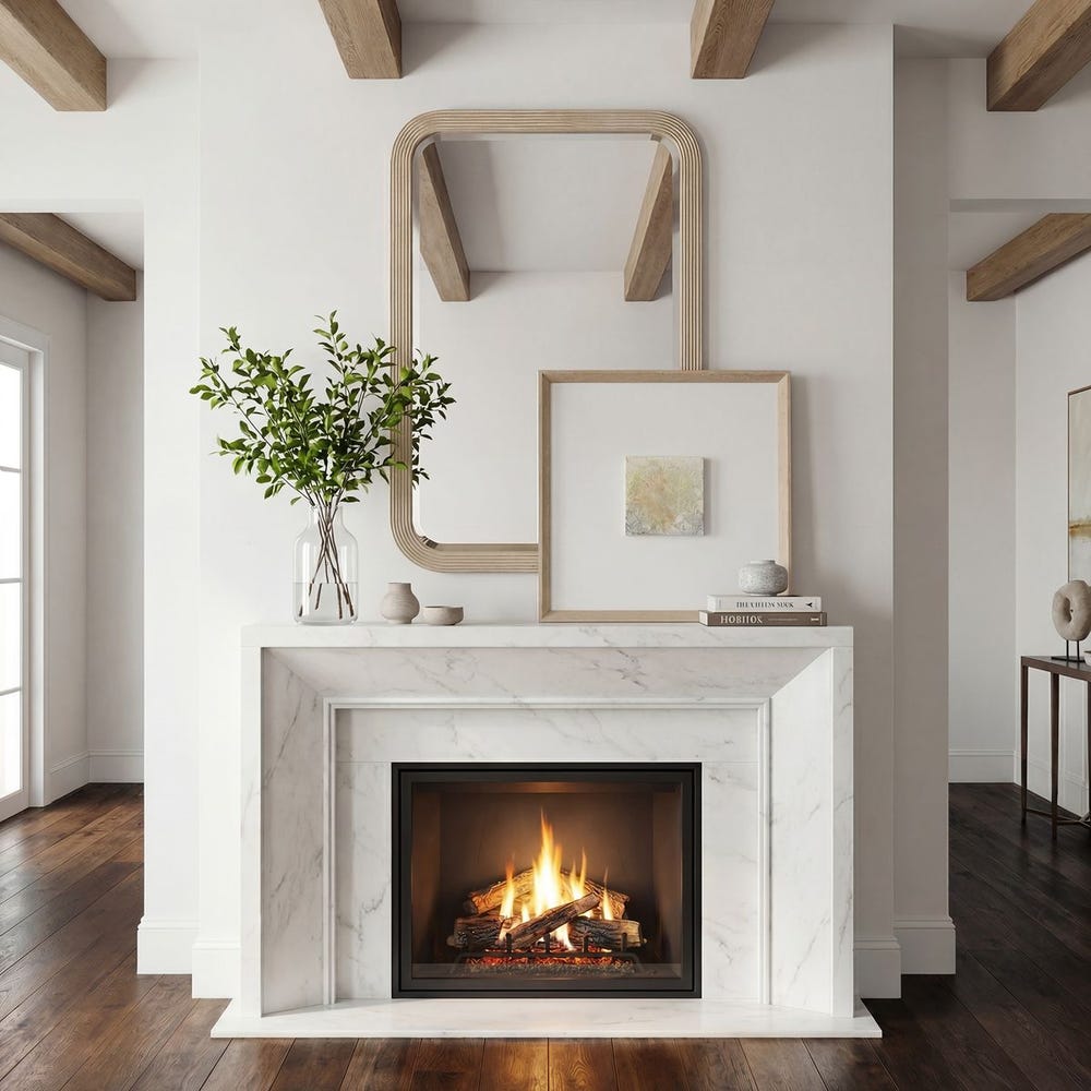 Uttermost Emari Solid Wood Framed Mirror