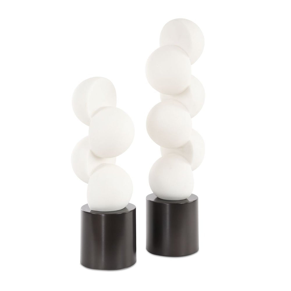 Uttermost Symmetry Dynamic Stack Of Hemispheres Set of 2 Sculptures - Image 3