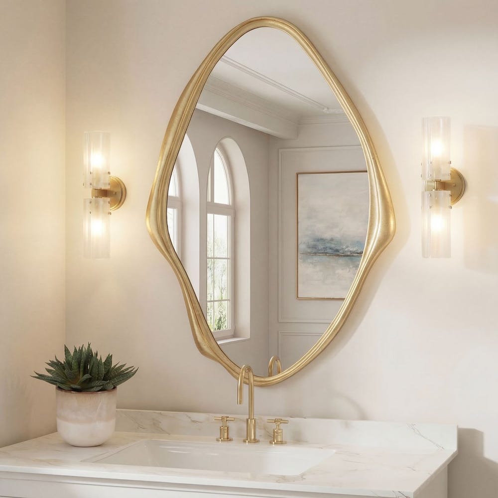 Uttermost Aster Antique Gold Finish Mirror