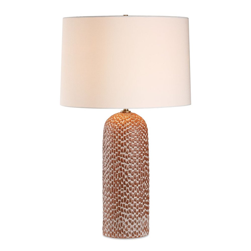 Uttermost Maclura Weave Pattern And Warm Brown Table Lamp - Image 2