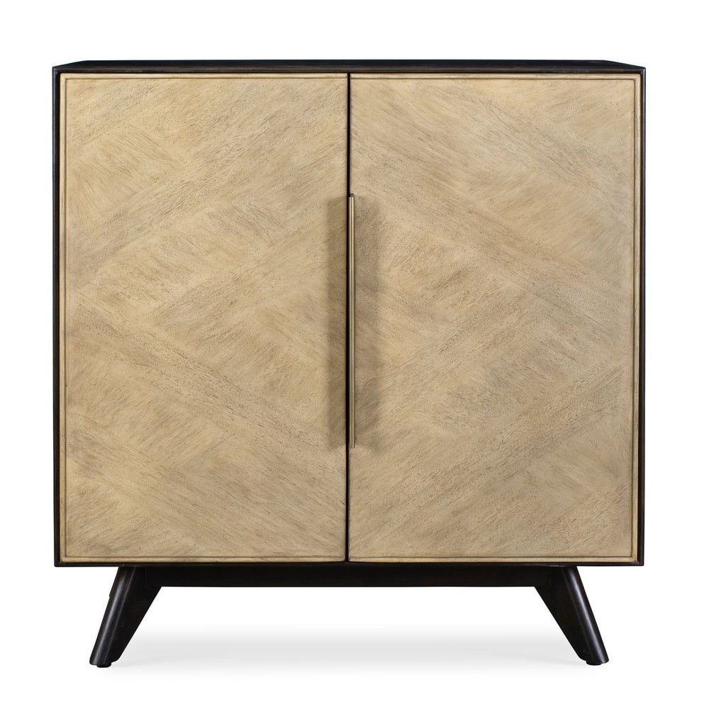 Uttermost Reina Mango And Java Wood 2-Door Cabinet - Image 1