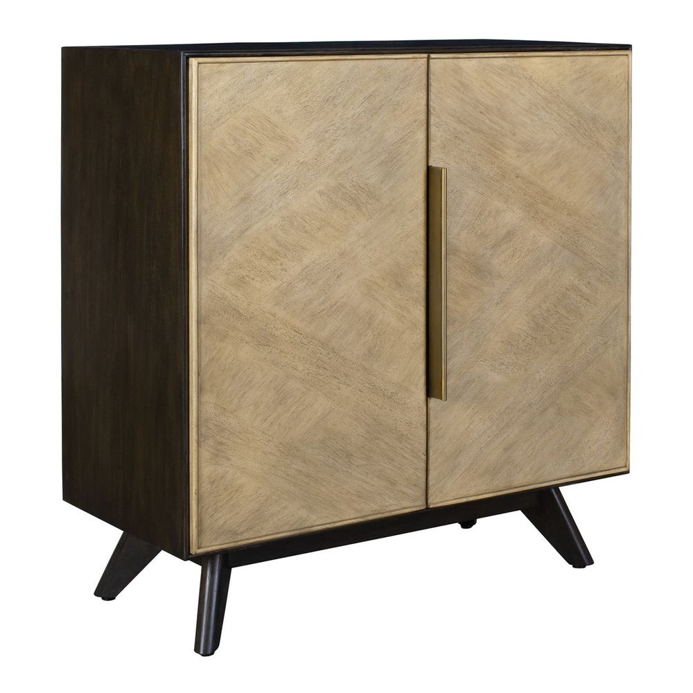 Uttermost Reina Mango And Java Wood 2-Door Cabinet - Image 2