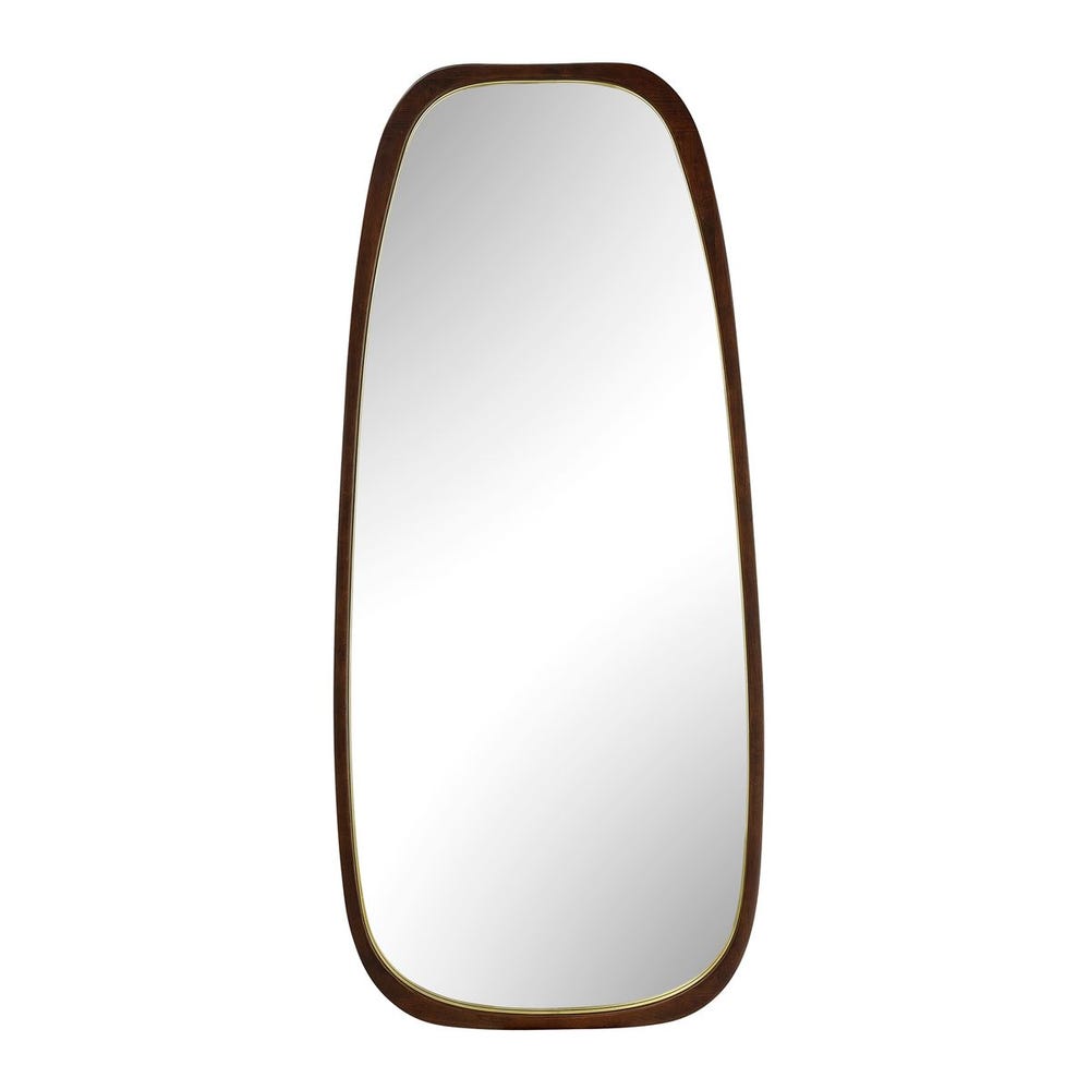 Uttermost Zachari Warm Dark Walnut Tall Mirror - Image 3