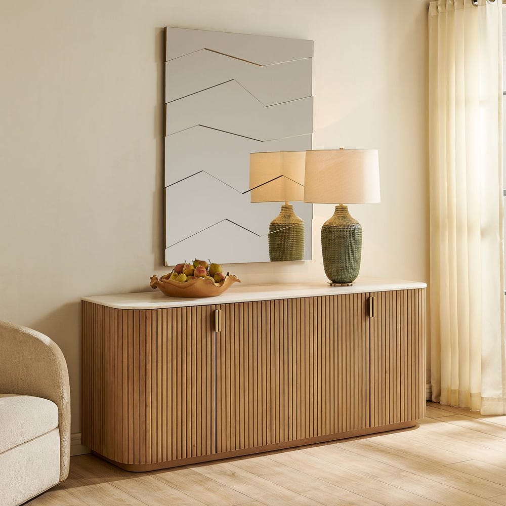Uttermost Fractured Angled Panels Mirror - Image 3