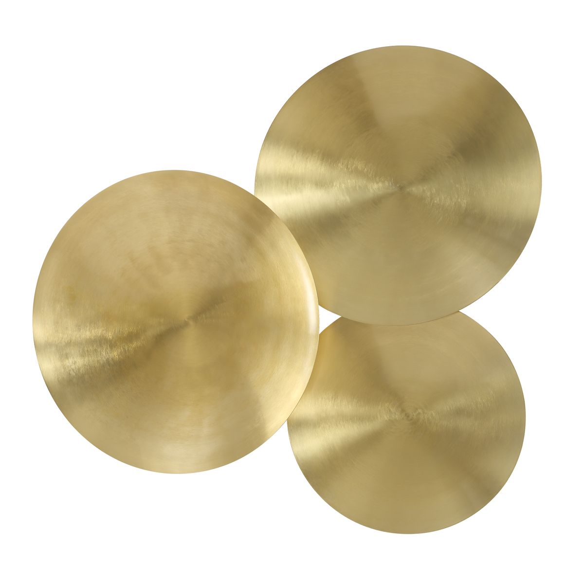 Uttermost Cymbalic Brass Iron Discs Wall Decor ~ Set Of 3 - Image 3