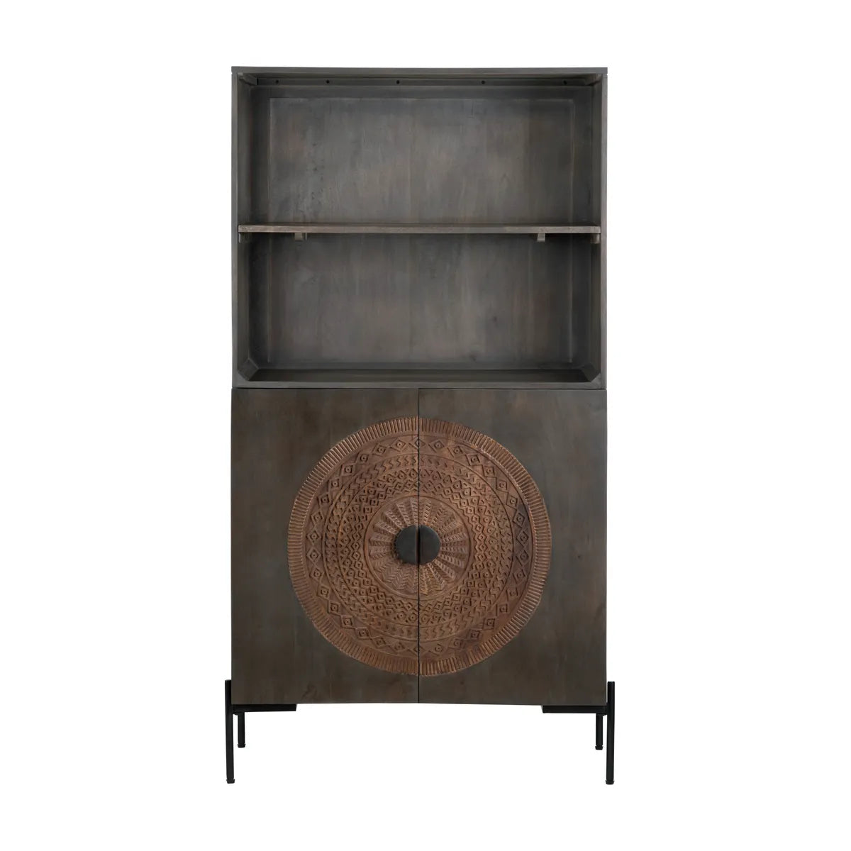 Crestview Collection Sienna Brown Bookcase - Image 2