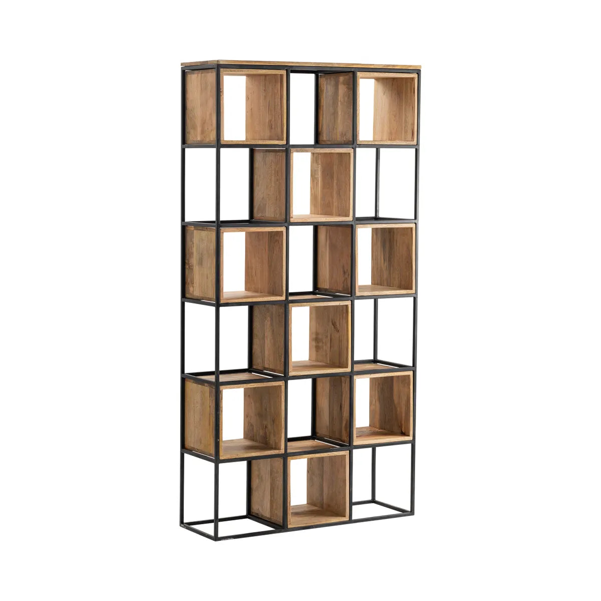 Crestview Collection Owen Light Brown Etagere - Image 1