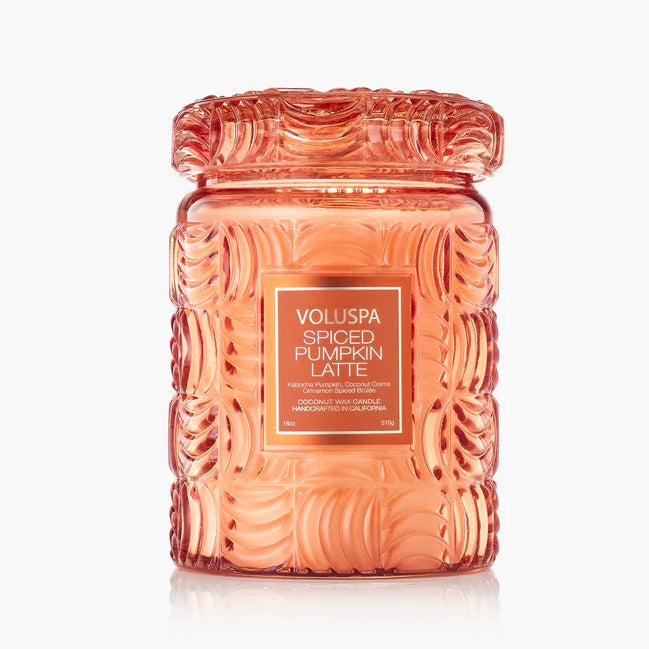 Voluspa Spiced Pumpkin Latte Large Jar Candle ~ 18 oz. ~ SPRING SALE  ~ Limited Quantity
