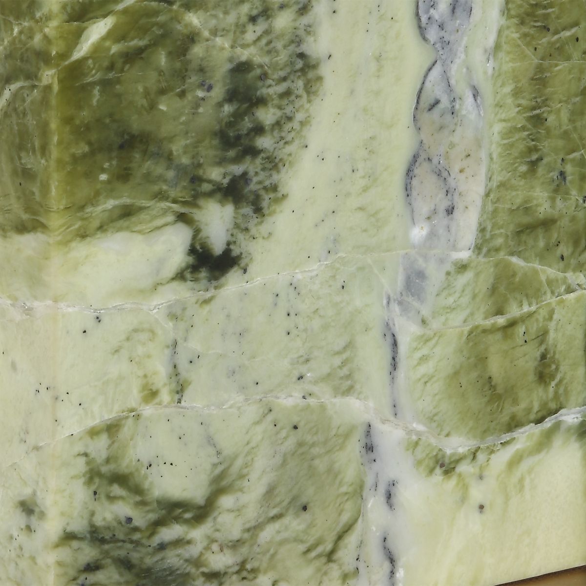 Uttermost Moorea Green Marble Table Lamp With Crisp White Linen Shade - Image 2