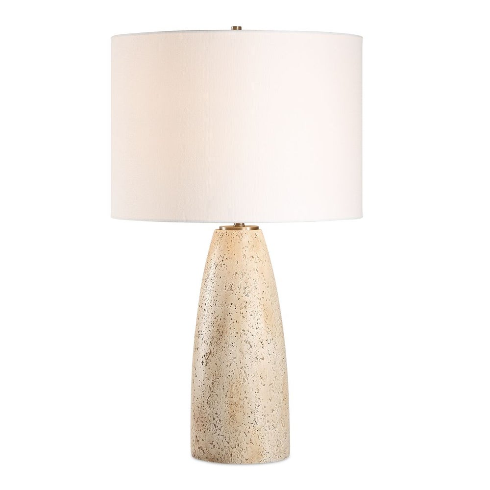 Uttermost Maury Table Lamp With White Linen Drum Shade - Image 3