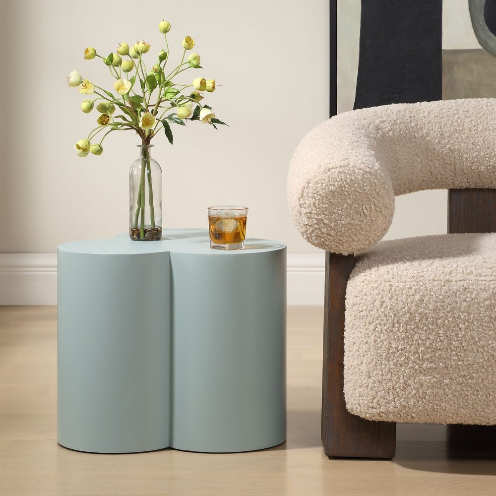 Uttermost Beven Light Blue Accent Table ~Indoor And Outdoor Use - Image 1