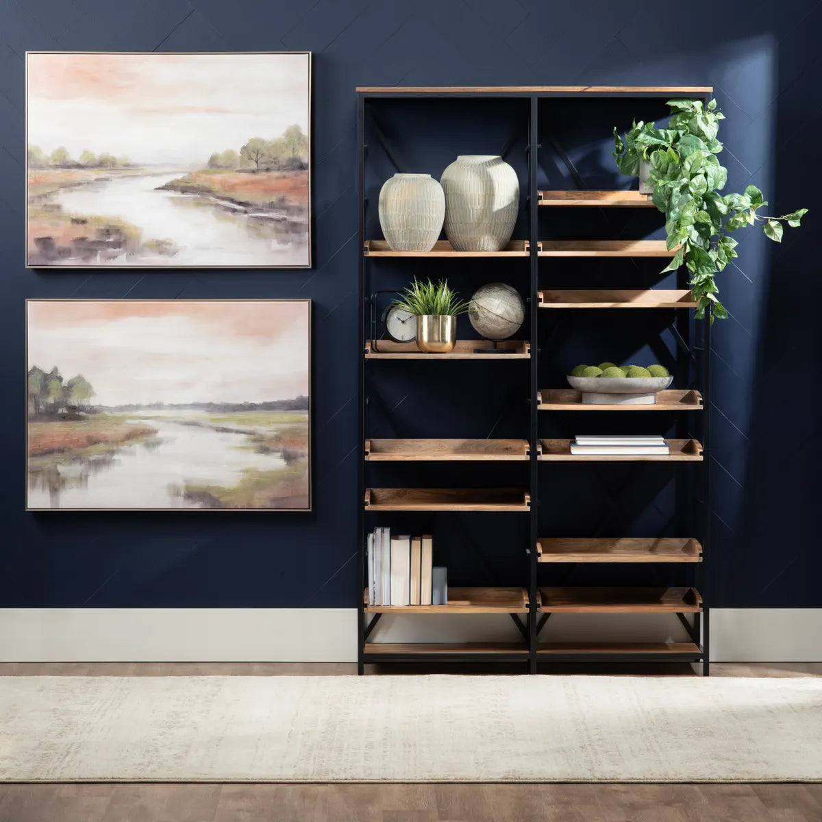 Crestview Collection Thomas Road Double Etagere - Image 1