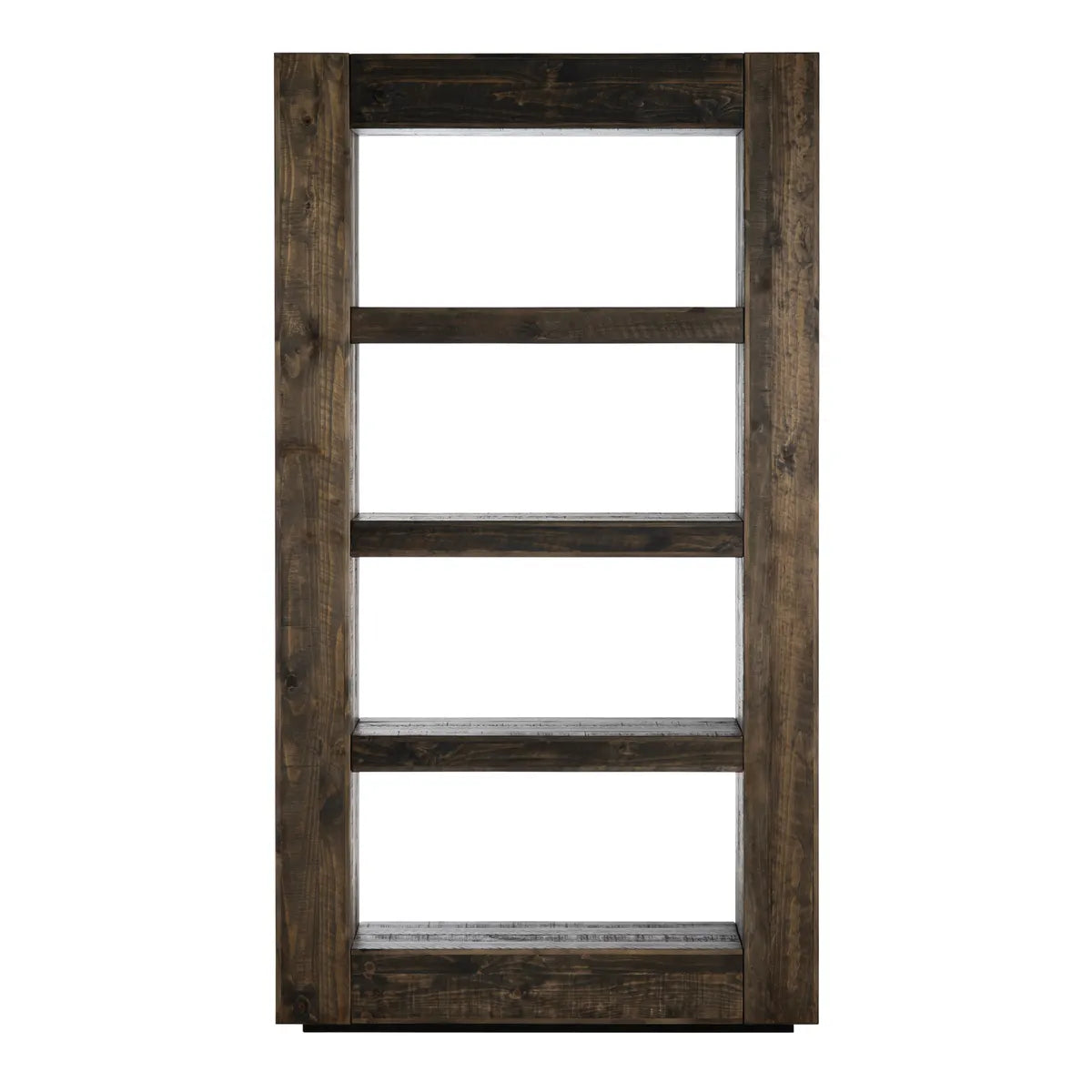 Crestview Collection Aspen Dark Wood Stained Etagere - Image 2
