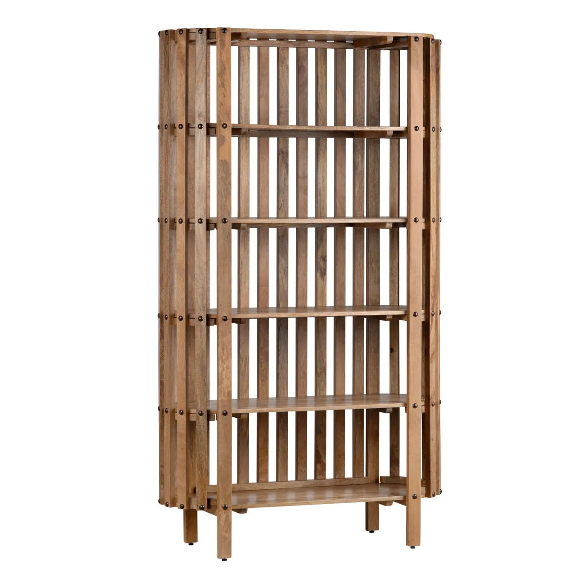Crestview Collection Santa Ana Mango Wood Etagere - Image 3