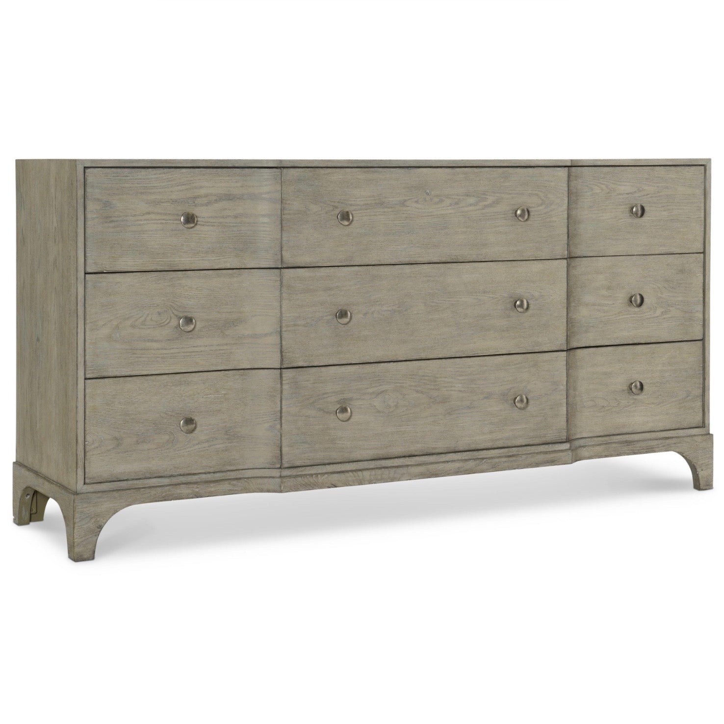 Bernhardt Albion Collection Nine Drawer Dresser ~ Pewter Finish - Image 3