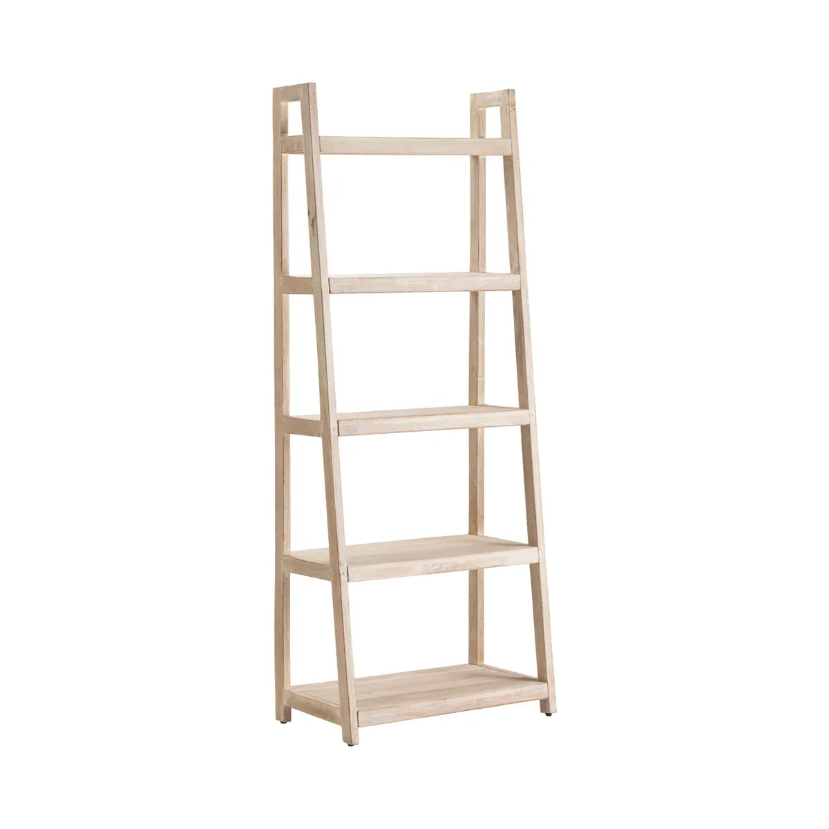 Crestview Collection Riverview Acacia Whitewashed Wood Etagere - Image 2