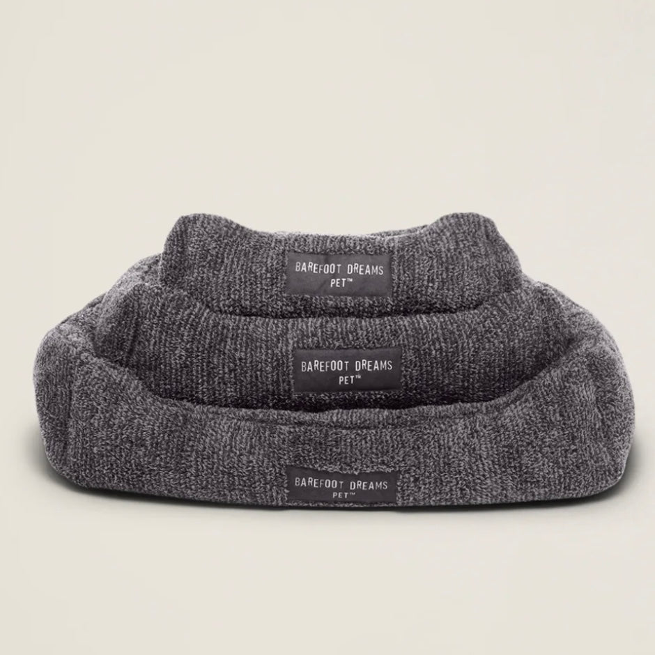 Barefoot Dreams CozyChic Carbon and Black Pet Bed ~ Available in 3 Sizes - Image 3