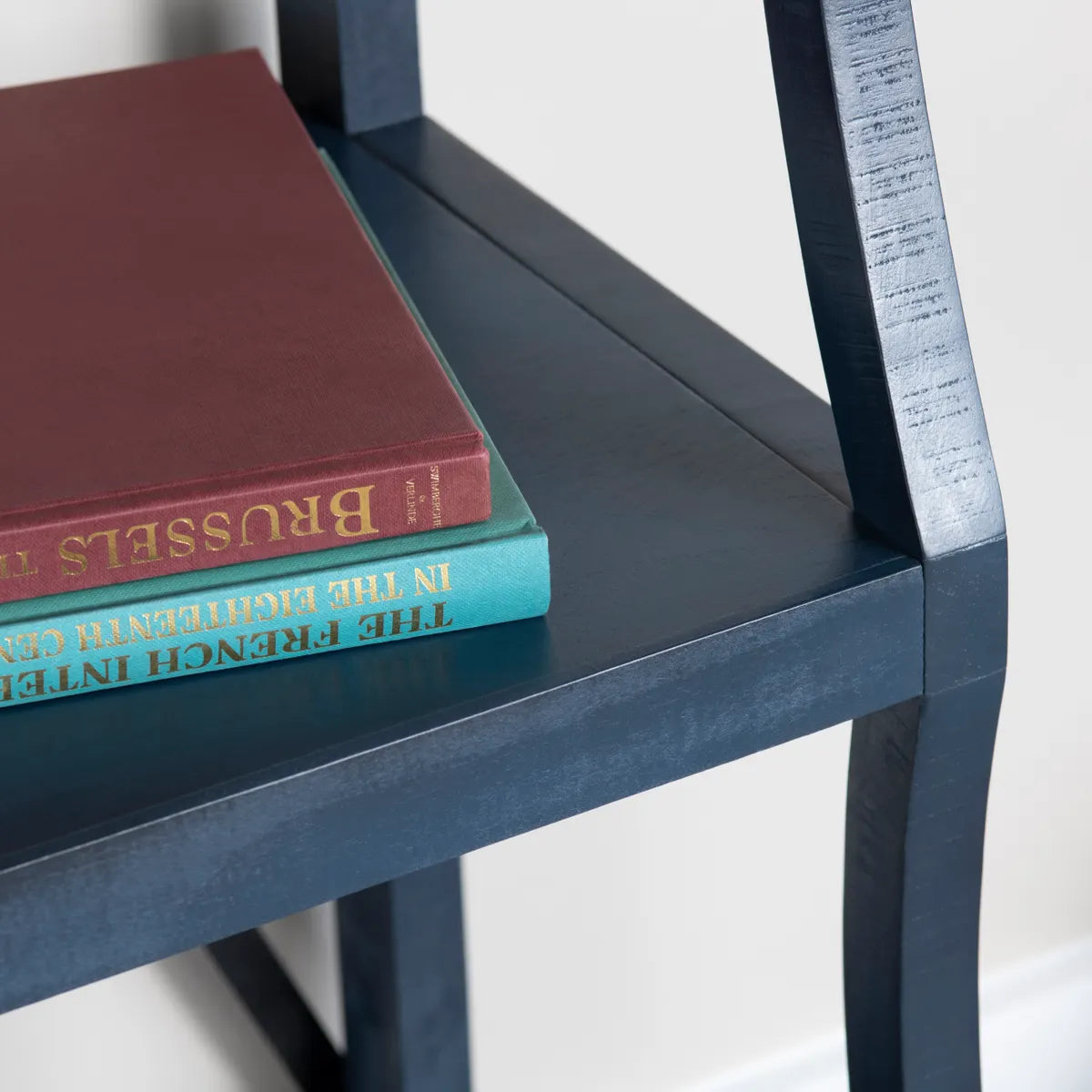 Crestview Collection Eastline Painted Blue Wood Etagere - Image 3
