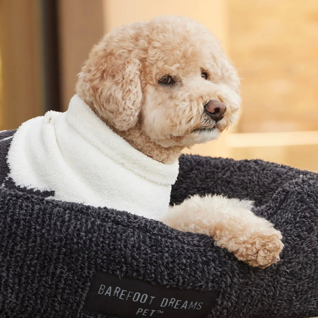 Barefoot Dreams CozyChic Carbon and Black Pet Bed ~ Available in 3 Sizes - Image 2
