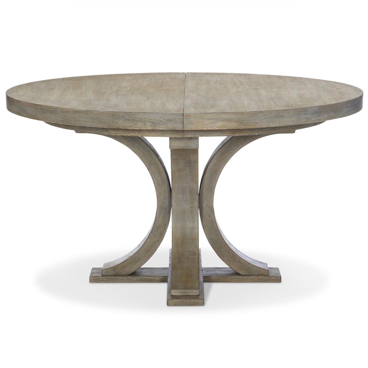 Bernhardt Albion Collection Round Dining Table ~ Pewter Finish - Image 3