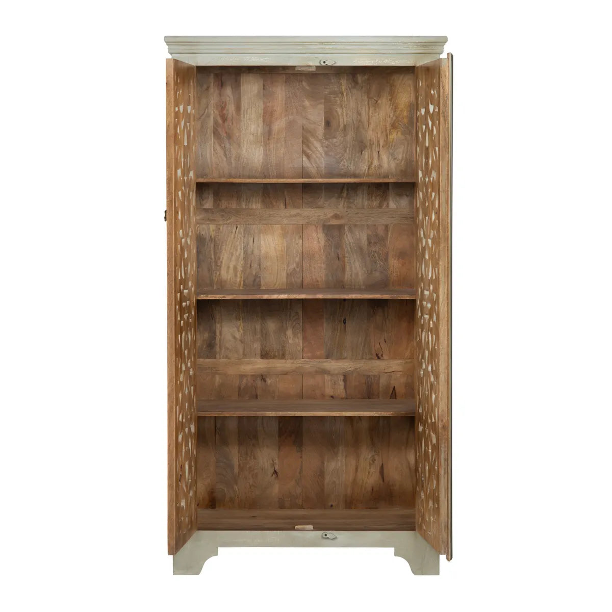 Crestview Collection Ishana Tall Mango Wood Cabinet - Image 3