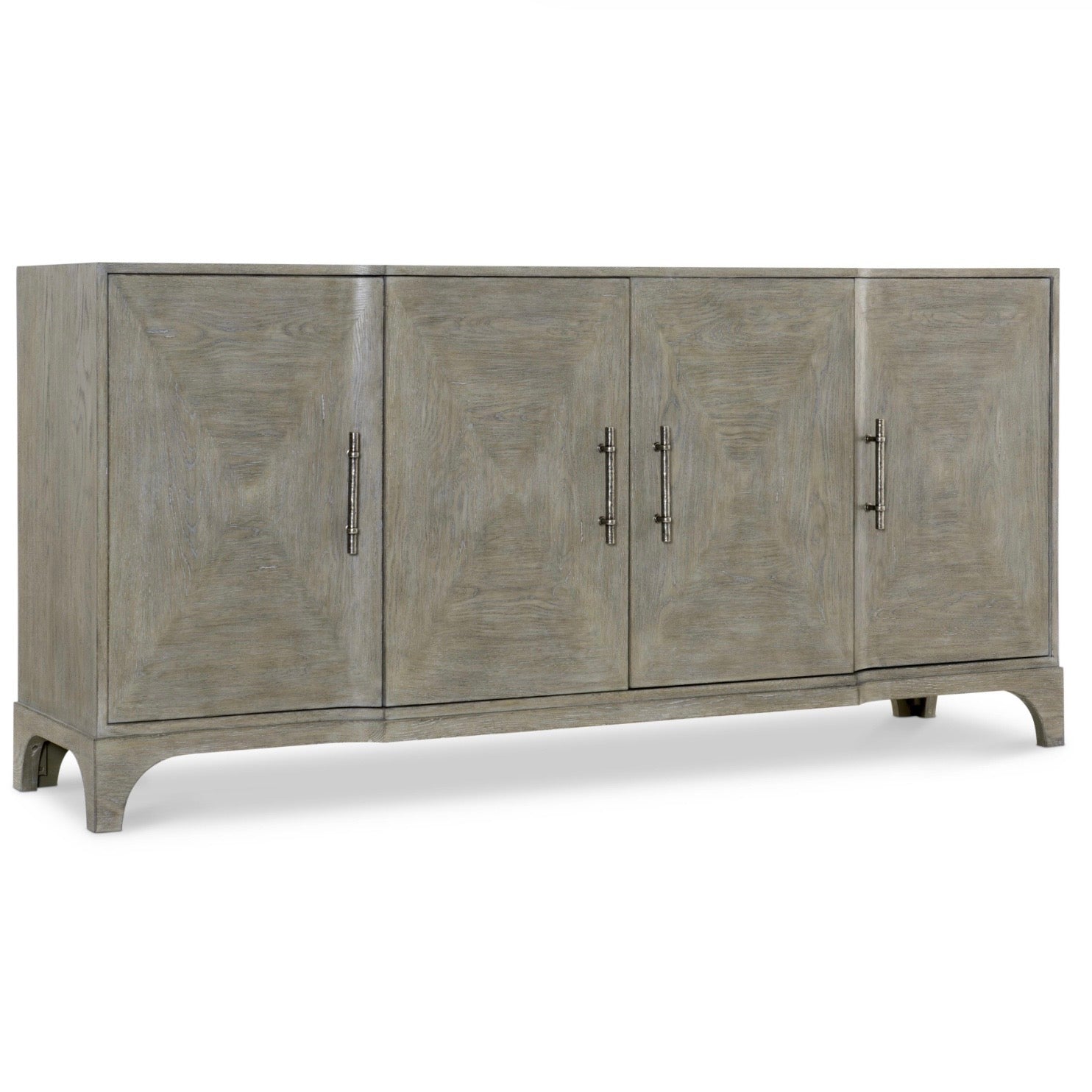 Bernhardt Albion Collection Four Door Buffet ~ Pewter Finish - Image 3