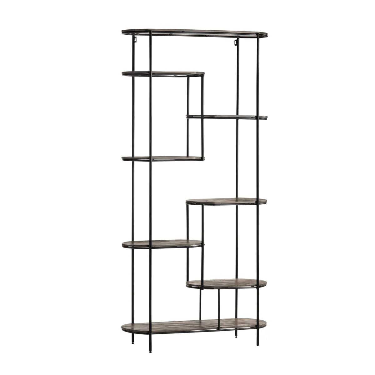 Crestview Collection Henderson Mango Wood Etagere - Image 1
