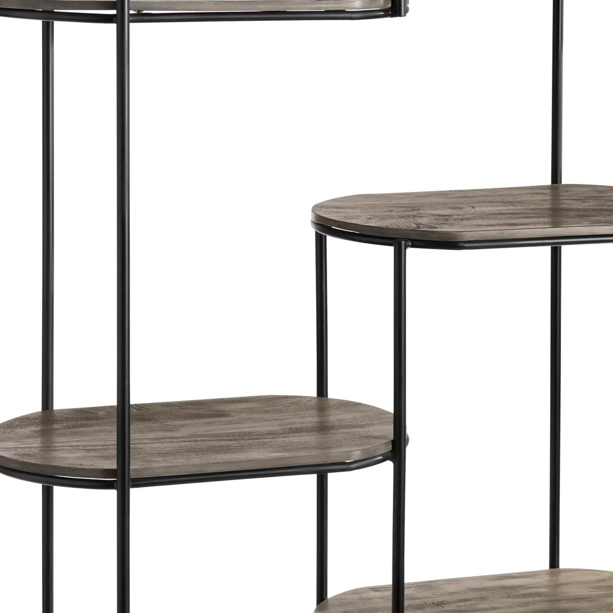 Crestview Collection Henderson Mango Wood Etagere - Image 3