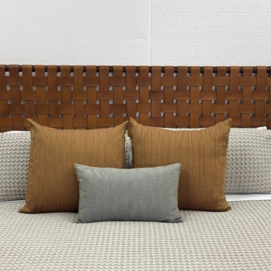 Casa Bonita Modern Rustic Ariel Leather Bed - Image 2