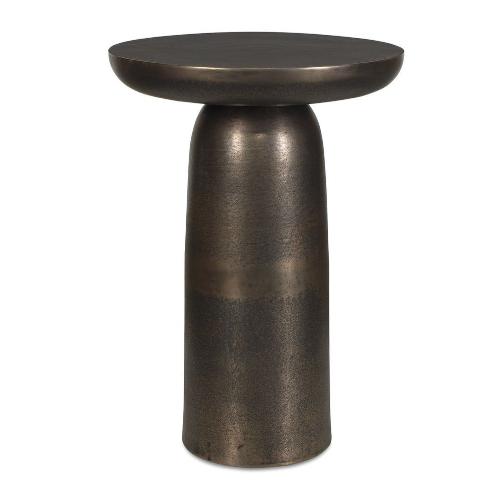 Uttermost Joppa Golden Dark Bronze Round Accent Table ~ Indoor And Outdoor Use - Image 1