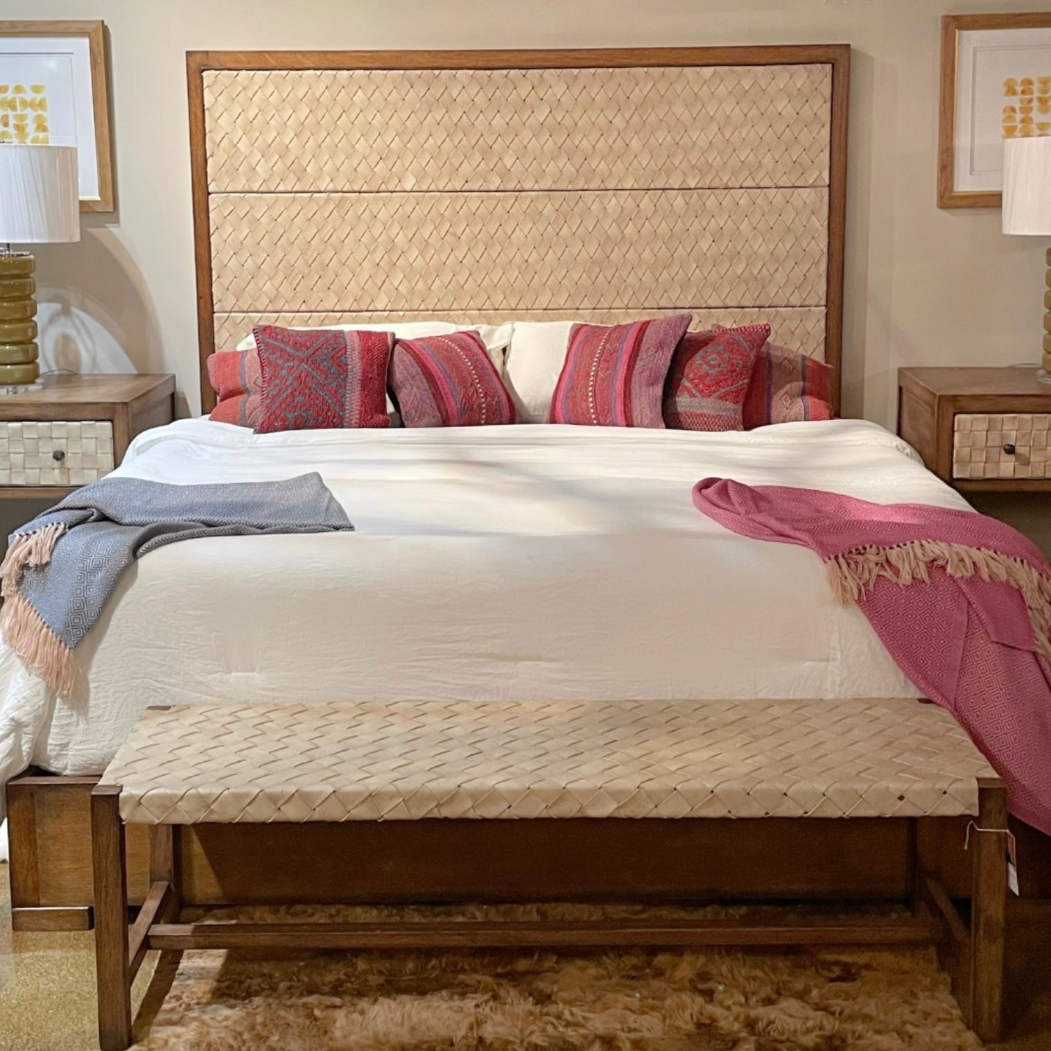 Casa Bonita Modern Rustic Paracas King Bed - Image 1