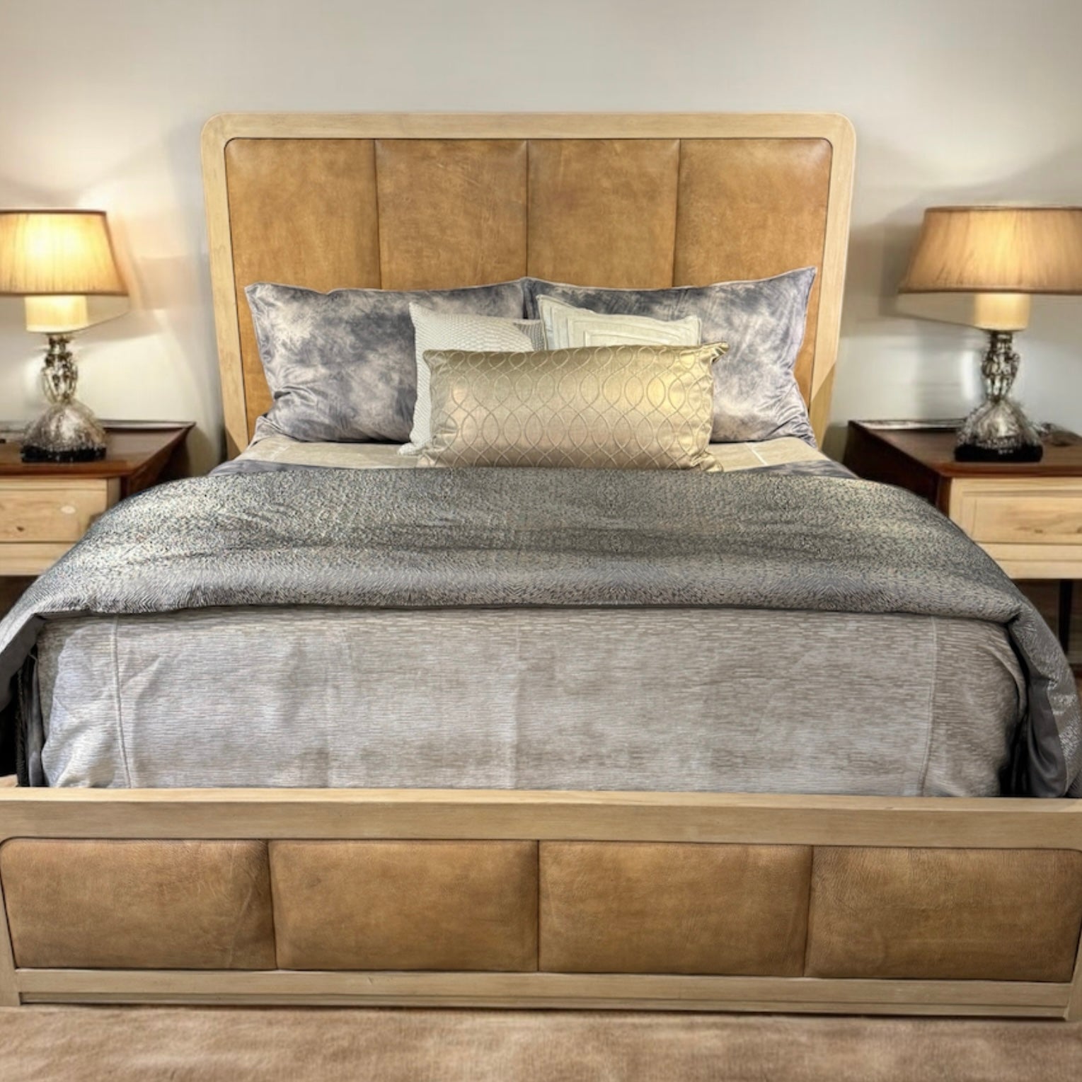 Casa Bonita Modern Rustic Taylor King Bed - Image 1