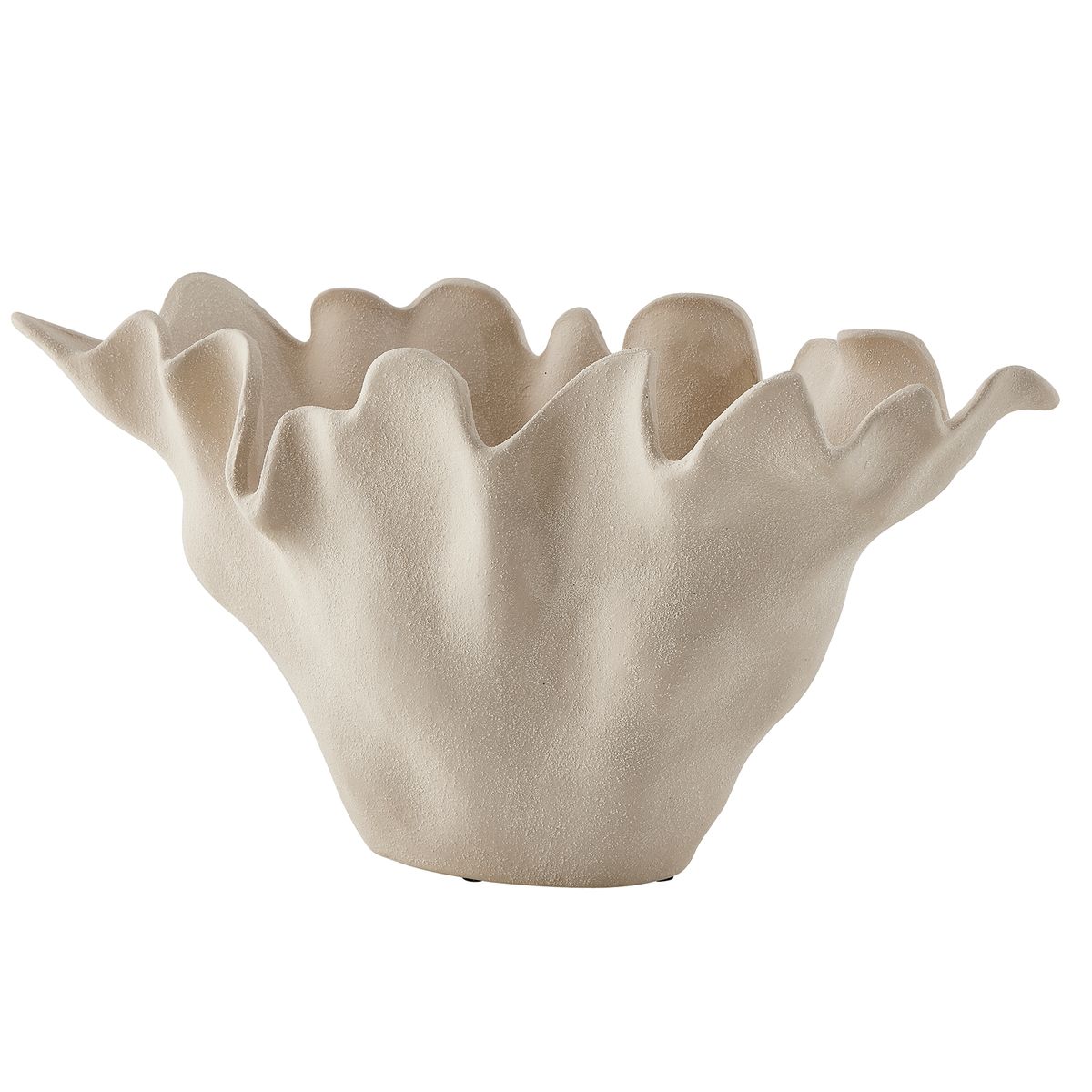 Uttermost Sand Dune Textured Ceramic Bowl ~ Indoor And Outdoor Use - Image 3