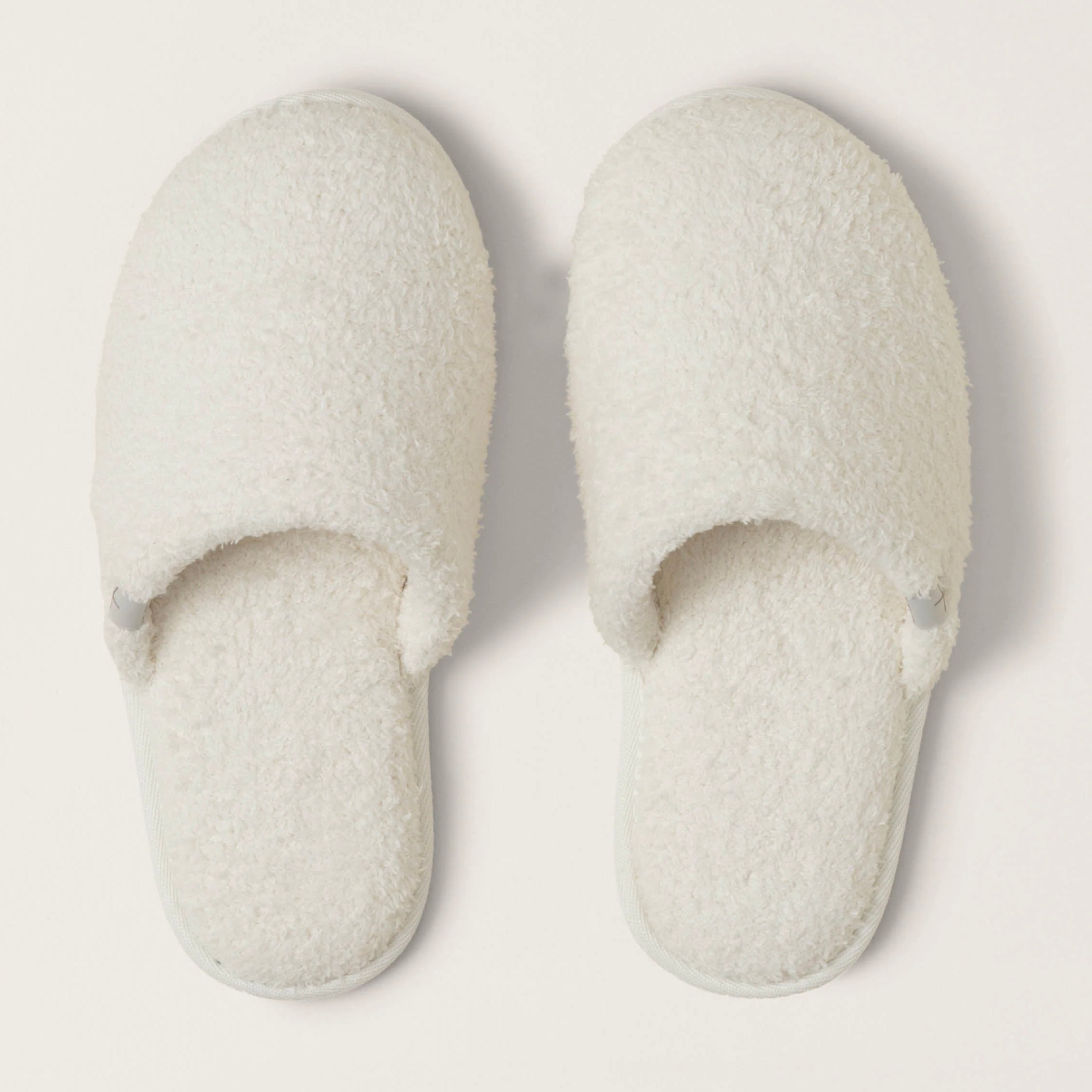 Barefoot Dreams CozyChic Spa Slippers ~ Size M 7/8 ~ Cream
