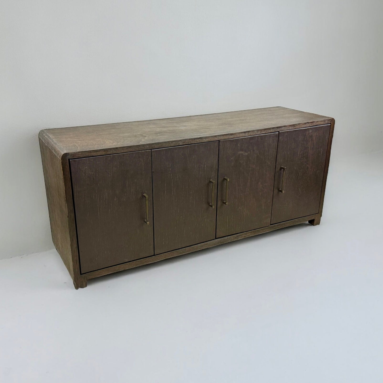 Casa Bonita Modern Rustic Lucca Leather Buffet - Image 1