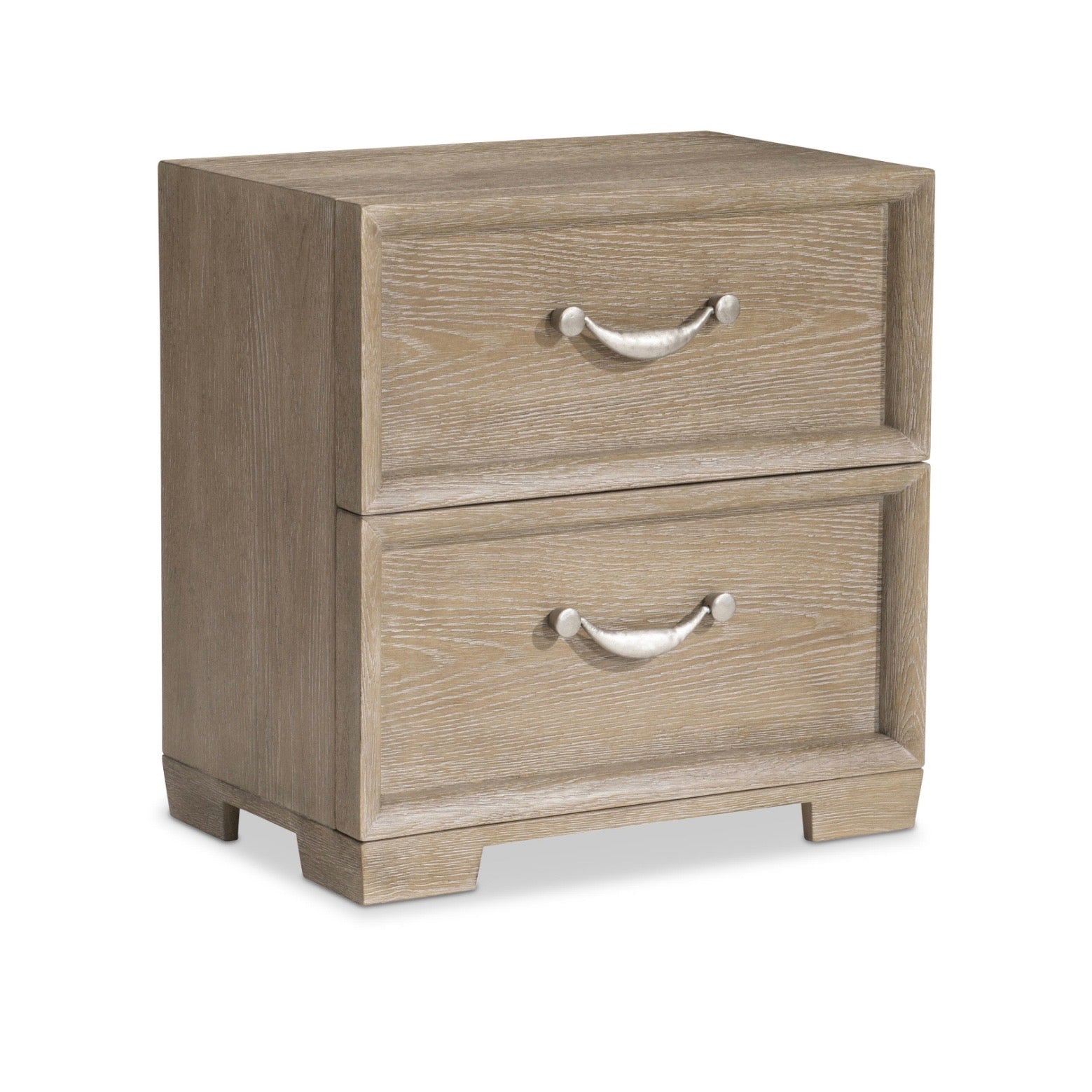 Bernhardt Aventura Collection Two Drawer 28 Inch Nightstand ~ Marcona Finish