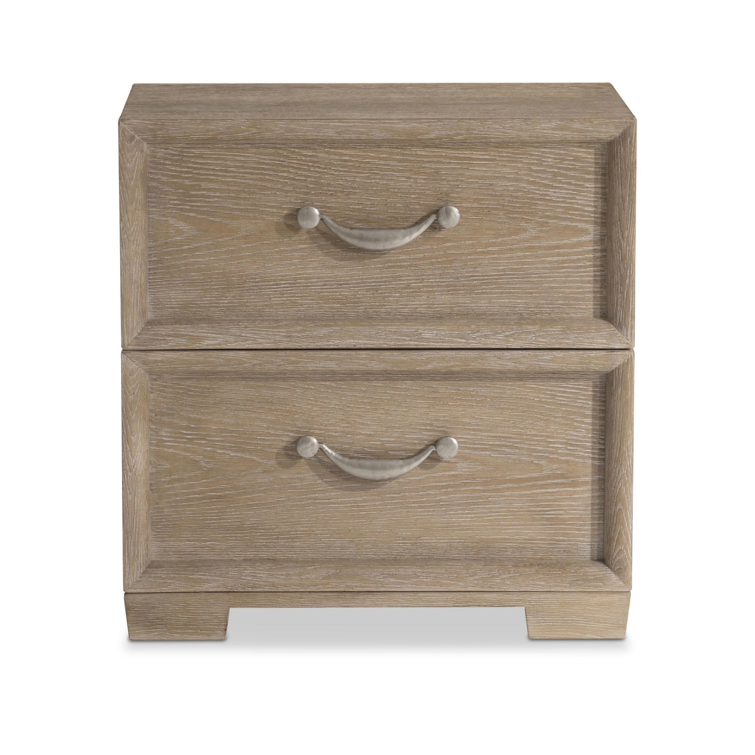 Bernhardt Aventura Collection Two Drawer 28 Inch Nightstand ~ Marcona Finish - Image 2