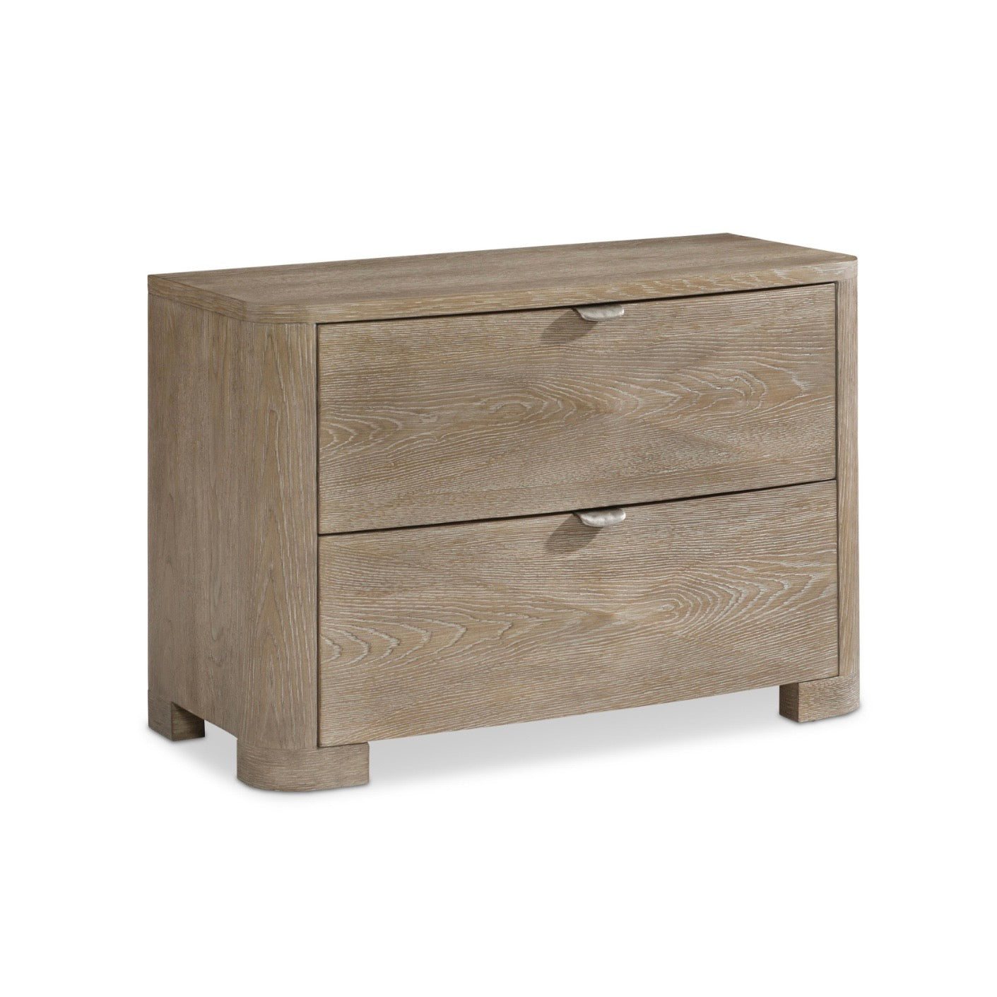 Bernhardt Aventura Collection Two Drawer 40 Inch Nightstand ~ Marcona Finish - Image 2