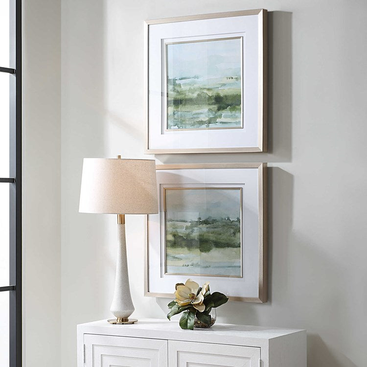 Uttermost Soft Sage Set of 2 Framed Prints - Image 3