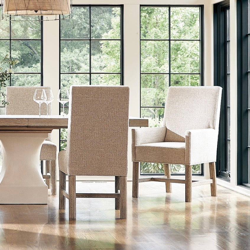 Bernhardt Aventura Collection Upholstered Dining Armchair