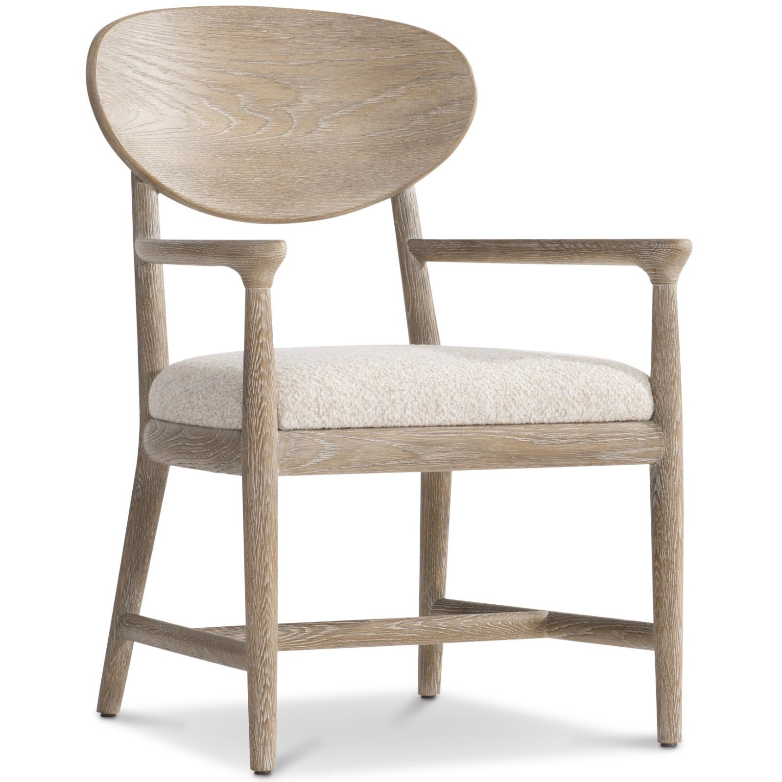 Bernhardt Aventura Collection Arm Chair with Upholstered Seat - Image 3
