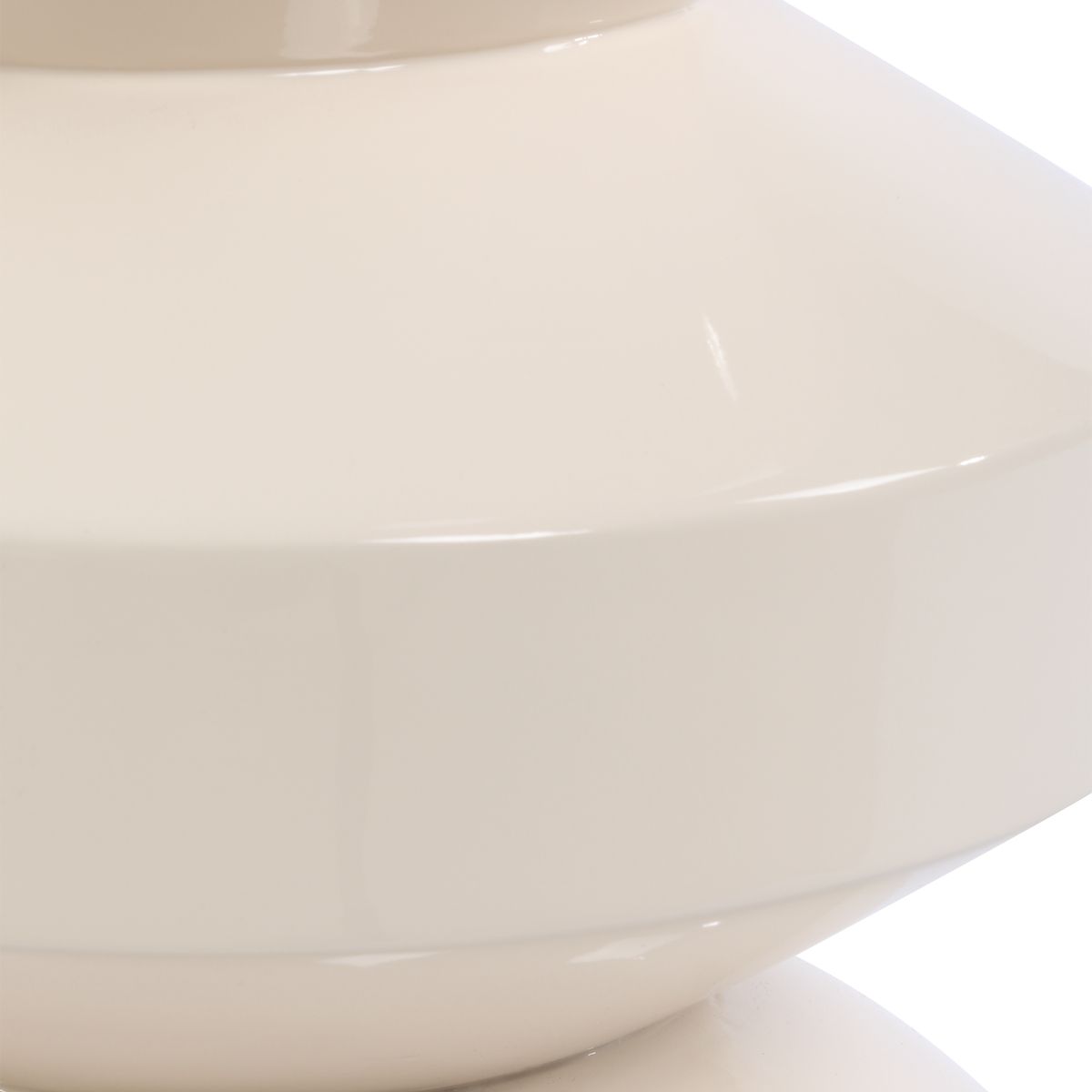 Uttermost Lyford Cream High Gloss Lacquer Accent Table - Image 3