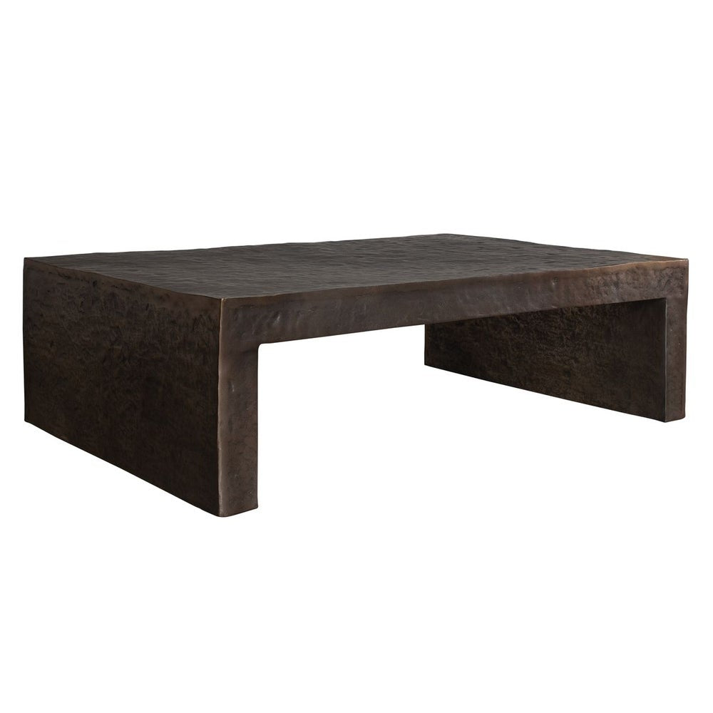 Uttermost Obra Dark Bronze Finish Outdoor Coffee Table - Image 2