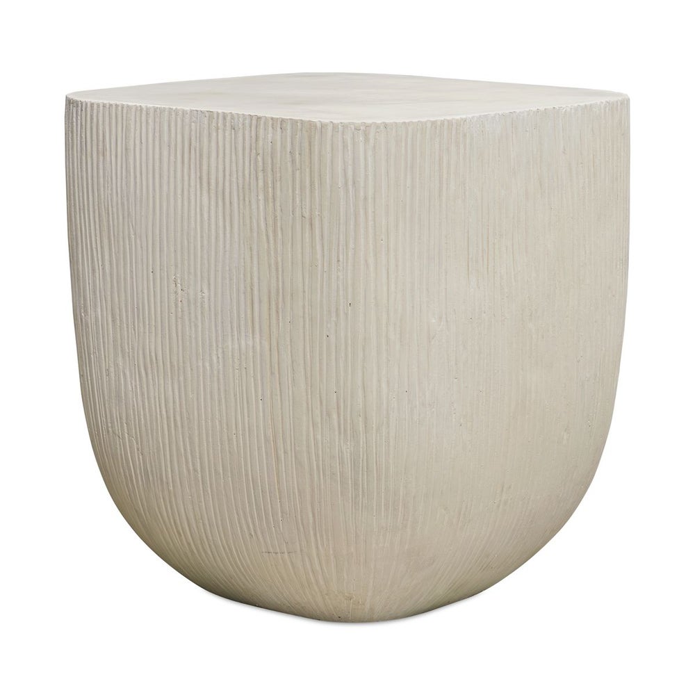 Uttermost Alma Limestone Outdoor Side Table - Image 2